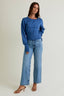 Blue Hour Button Up Top