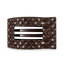 Flat Rectangle Hair Clip | Large | Truly Taupe Quilted