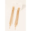Dainty Cube Chain Fringe Dangle Earrings