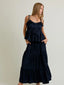 Navy Nights Maxi Skirt
