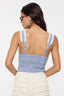 Gingham Eyelet Bodysuit