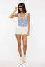 Gingham Eyelet Bodysuit