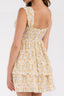 Sunlit Petals Mini Dress