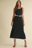 Noir Classic Maxi Dress