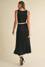 Noir Classic Maxi Dress