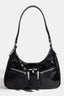 Large Buckle Triple Zipper Hand Bag