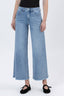 High Rise Ankle Wide Jeans