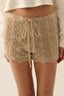 Cable Crochet Shorts