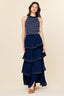 Rustic Ruffle Maxi Skirt