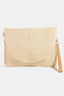 Tight Woven Envelope Clutch Bag