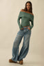 Emerald Edge Knit Top