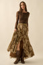 Mocha Meadow Maxi Skirt