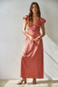 Carmine Dot Maxi Dress