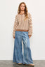 Caramel Stripe Sweater
