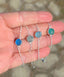 SS Dainty Sea Glass Bracelet
