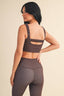 Polka Dot Ruched Bra Top