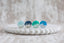 Custom Sand Wave Stud Earrings | Beach Sand