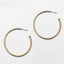 Gold Open 2" Hoop Earring