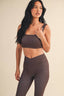 Polka Dot Ruched Bra Top