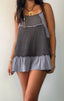 Grey Veil Tunic Top