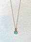 Sea Stamped Gold Filled Necklace