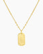 Gorjana Griffin Dog Tag Necklace