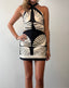 Seafoam Shell Mini Dress