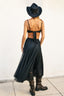 Onyx Dream Midi Skirt