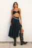 Onyx Dream Midi Skirt