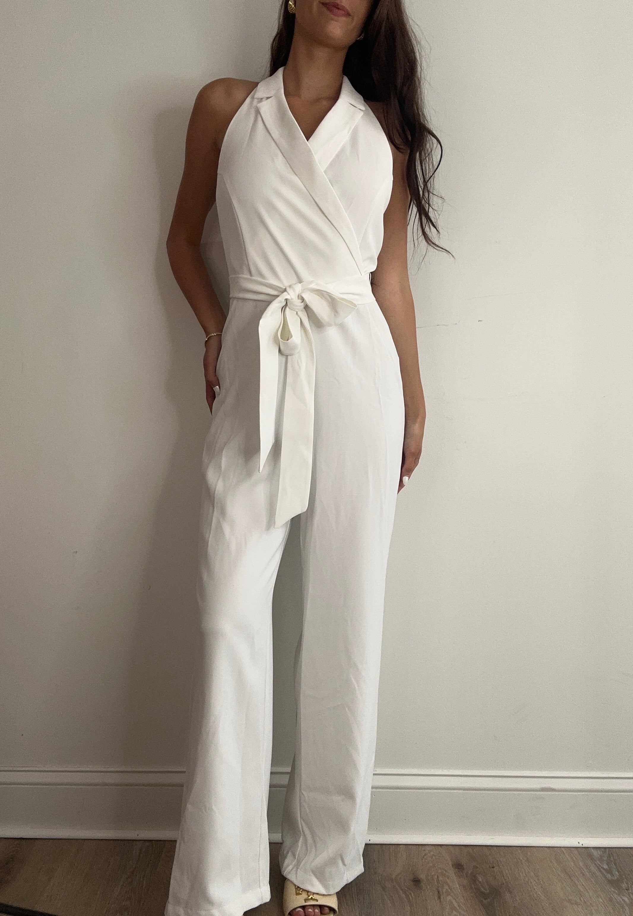 Shops all white party jumpsuit