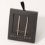 Secret Box Rhinestone Chain Dangle Earrings