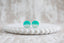 Custom Sand Wave Stud Earrings | Beach Sand