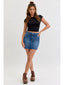 Basic Mid Waisted Mini Skirt