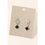 Sterling Silver Ornate Clover Charm Dangle Earrings