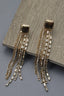 Rhinestone Fringe Earrings