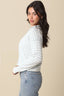 Elina Striped Collar Knit Top