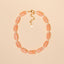 Marbled Cylinder Bead Necklace