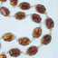 Amber Tone Bezel Set Oval Stone Chain Belt
