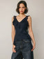 Chiffon Ruffle Top
