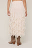 Ruffle Whispers Midi Skirt