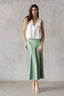 Satin Soiree Midi Skirt