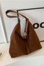 Suede Hand Bag Tote Bag