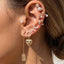 10 Pair Assorted Heart Pearls Earrings Set - Hallelu Clothing Boutique