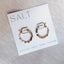 BEADED HOOPS | 18k gold