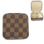 Checker Pattern PU Leather Jewelry Box
