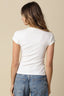 Leslie Sculpt Button-Front Knit Top