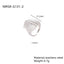 Ocean Starfish Shell Stainless Steel Ring_CWMM12421
