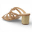 Bruno Menegatti Leather Slide Mules Sandals - Coconut 59010