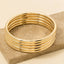 5Pc Metallic Bangle Bracelet Set