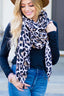 Leopard Tassel Scarf